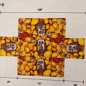 Sierra Nevada Brewing Fitted Table Cloth Cover  72” X 30” Rare Strainge Beast